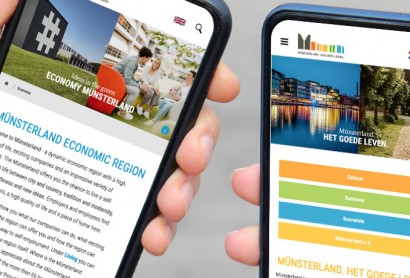 Regions-Portal muensterland.com jetzt auch auf Englisch und Niederländisch abrufbar